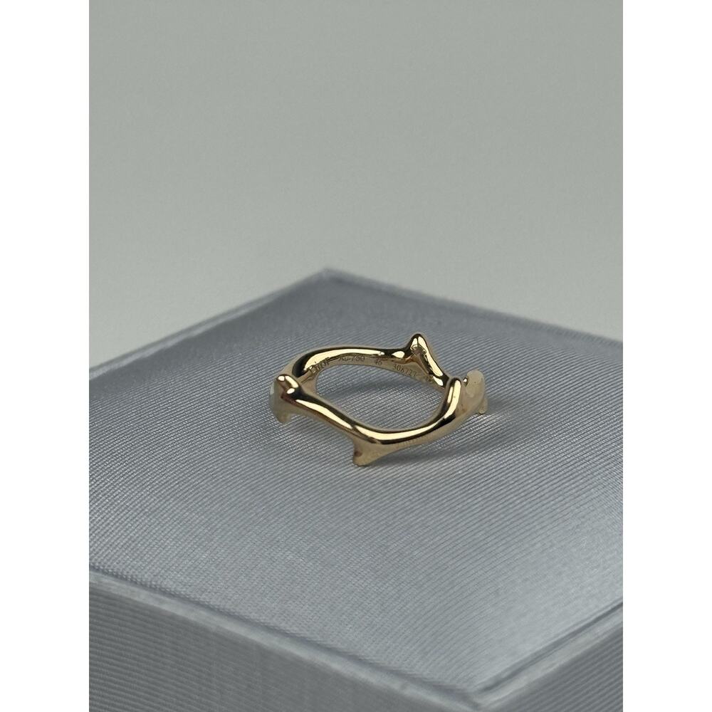 Dior 18K Yellow Gold Bois de Rose Ring 46 (Size 3) - Picture 5 of 9